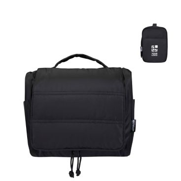 Necessaire in poliestere riciclato con gancio imbottito 8L