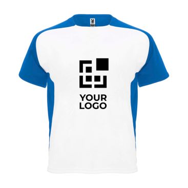 T-shirt sportiva per bambini a maniche corte 140g/m2 Roly Bugatti 