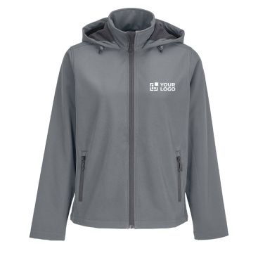 Giacca softshell da donna con cappuccio e fodera in pile SOL'S