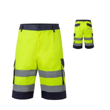 Bermuda da lavoro in colori vivaci con riflettenti 210 g/m2 Velilla 