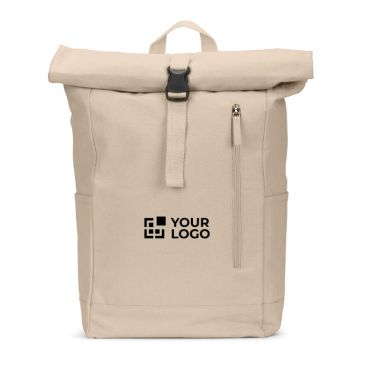 Zaino roll-top con chiusura superiore e tasche 17L 380 g/m²