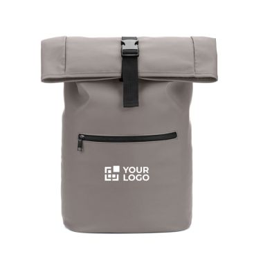 Zaino roll-top per laptop in ecopelle 15 L 16''
