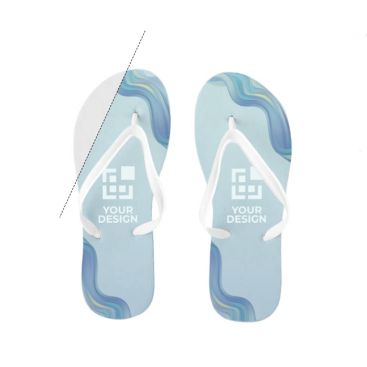 Infradito con suola personalizzabile tramite sublimazione 