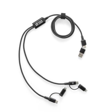 Cavo USB 6 in 1 ultra veloce in alluminio e PET riciclato