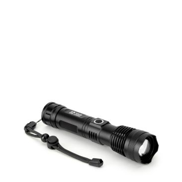 Torcia ricaricabile in alluminio riciclato con LED 10W da 500 lumen