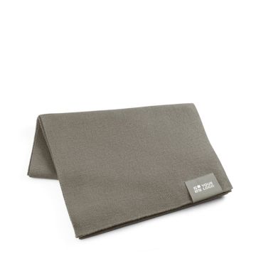 Sciarpa in poliestere riciclato rPET con patch personalizzabile