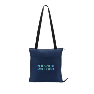 Coperta da picnic pieghevole in poliestere che si trasforma in Shopper