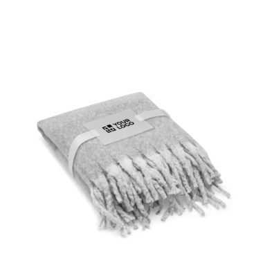 Coperta in poliestere riciclato effetto morbido tipo mohair 300g/m2
