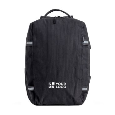 Zaino in bambù jacquard con cerniere impermeabili PC 15.6''