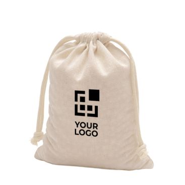 Sacca in cotone con lacci e manici per il trasporto 110 g/m2