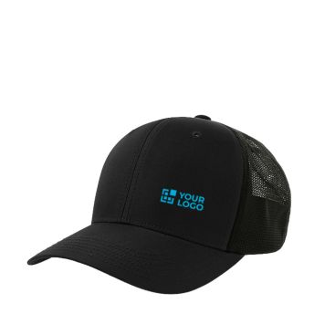 Cappellino trucker ecologico a 6 pannelli con protezione solare UPF50