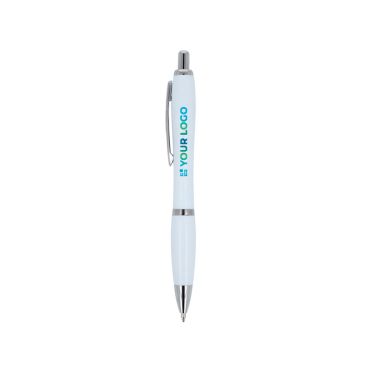 Penna in ABS personalizzabile antibatterica con inchiostro blu Colors