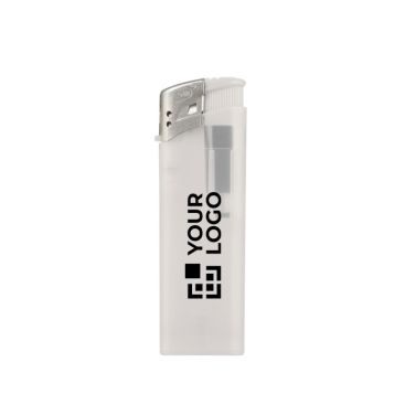 Accendino elettronico ricaricabile in colori traslucidi