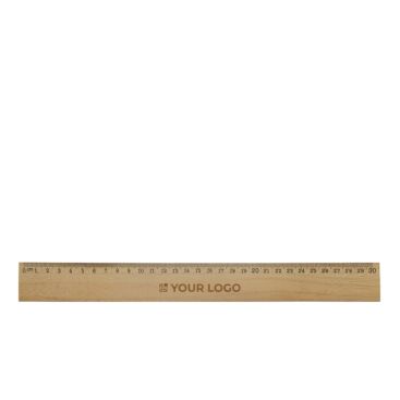 Righello in legno di cedro con scala metrica fino a 30 cm