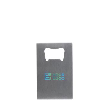 Apribottiglie in acciaio inox a forma di carta di credito