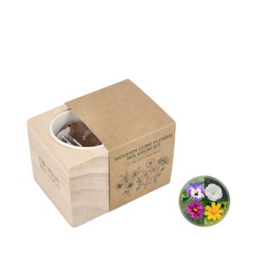 Kit di semina con vasetti e substrato in fibra di cocco