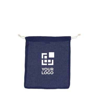 Sacchetto di cotone 140g/m² OEKO-TEX per frutta e verdura 25x30 cm color bianco