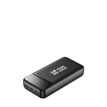 Power bank compatto con ricarica rapida e display LED 20.000mAh