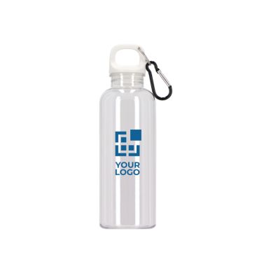 Borraccia di plastica in colori vivaci trasparenti 500 ml