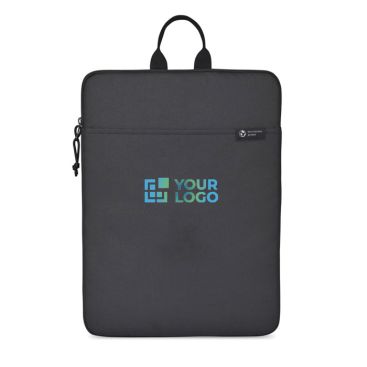 Custodia per laptop in rPET con scomparto imbottito e cerniera 16''