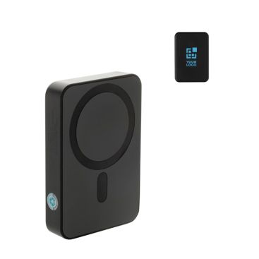 Powerbank tascabile ABS riciclato con indicatore di carica 10.000 mAh