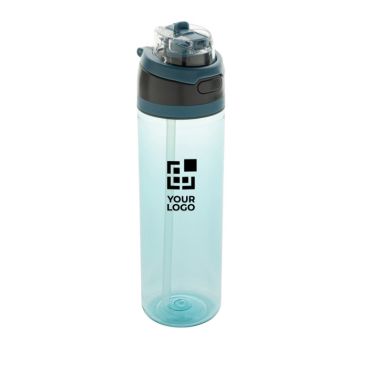 Borraccia leggera in rPET con doppio tappo anti-perdite da 800 ml