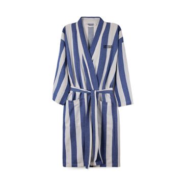Accappatoio in cotone riciclato stile hammam da 200 g/m2 S/M