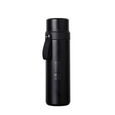 Thermos in acciaio inox riciclato con manico per il trasporto 750 ml