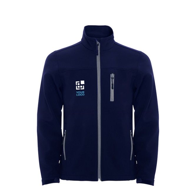 Giacchetto softshell da bambino in poliestere da 300 g/m² Roly