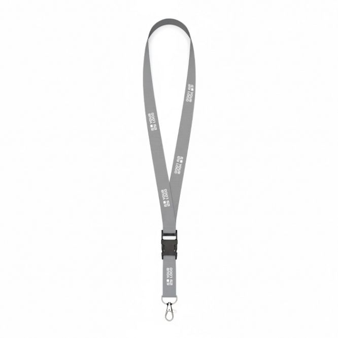Lanyard su misura in poliestere con fibbia sganciabile