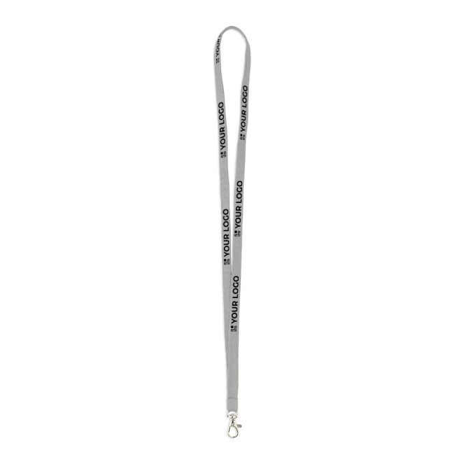 Lanyard su misura in poliestere con moschettone a scelta