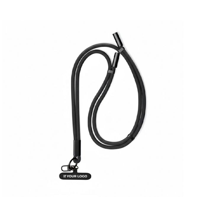 Lanyard su misura regolabile per smartphone con caricatore Tipo-C