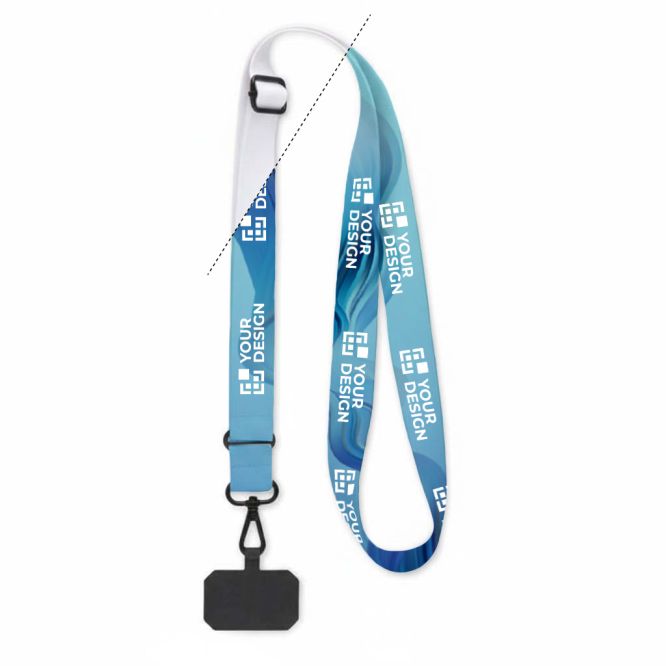 Lanyard per smartphone su misura con patch inclusa