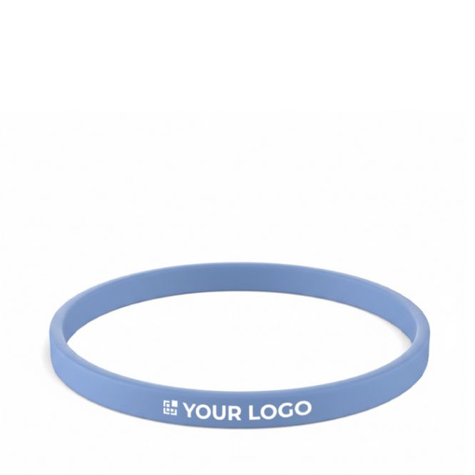 Braccialetto silicone sottile eventi su misura 100% personalizzabile