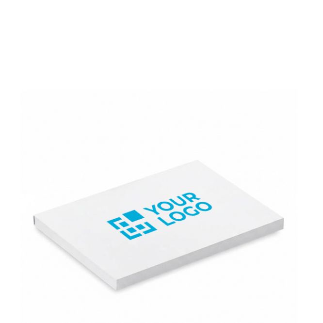Set da 100 post-it bianchi su misura realizzati in UE
