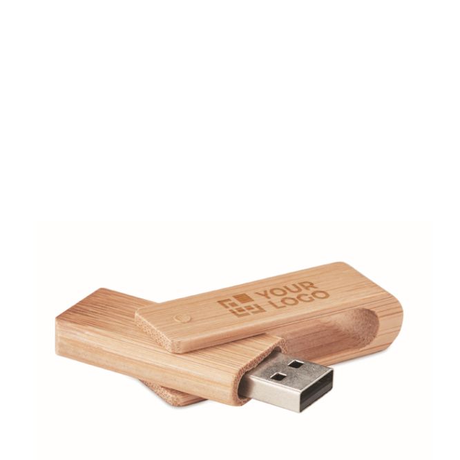 Memoria USB su misura realizzata interamente in legno