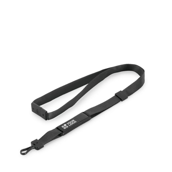 Lanyard USB su misura in poliestere con aggancio a un'estremità