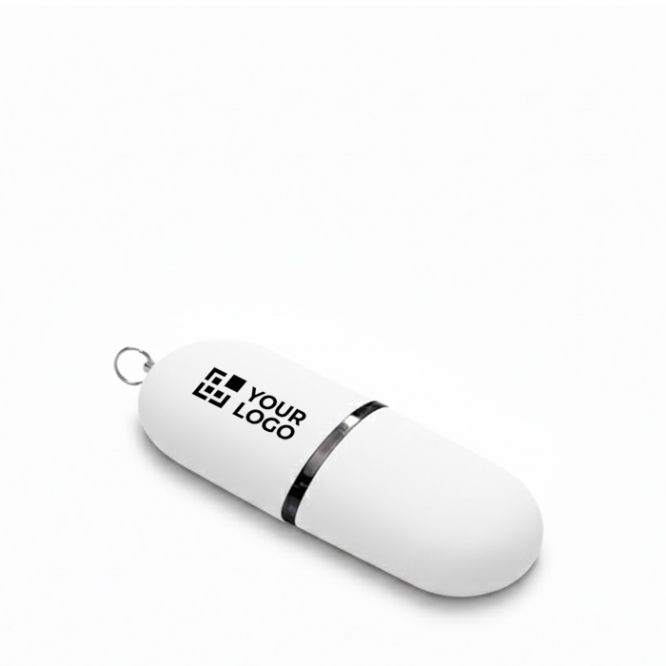 Memoria USB su misura in plastica a forma di capsula