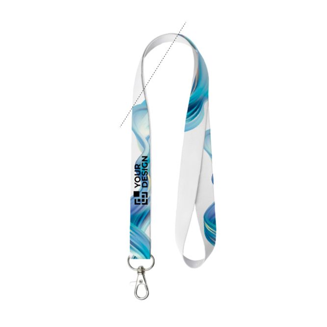 Lanyard in RPET a colori full color su misura made in Europe