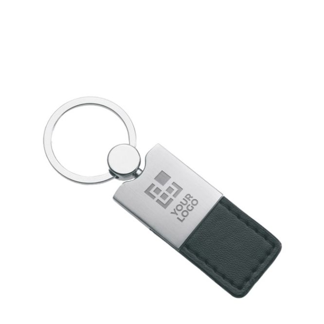 Portachiavi per merchandising corporativo vista area di stampa