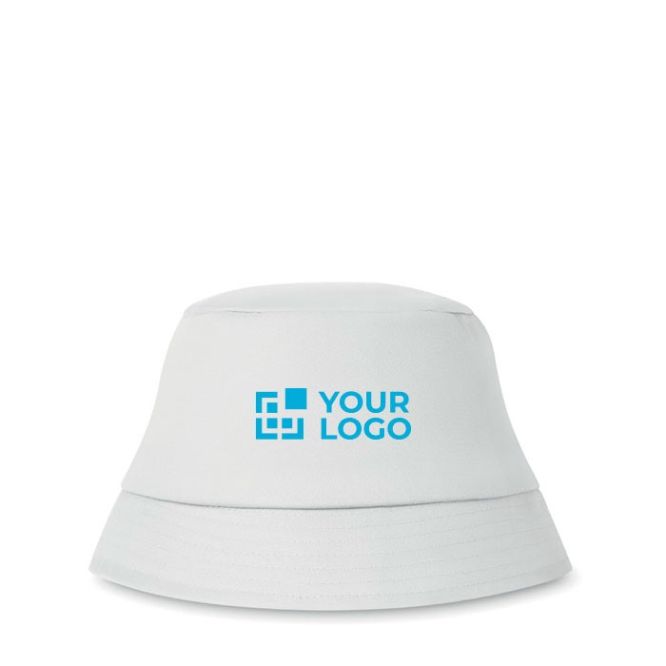 Cappelli pescatore personalizzati vista area di stampa