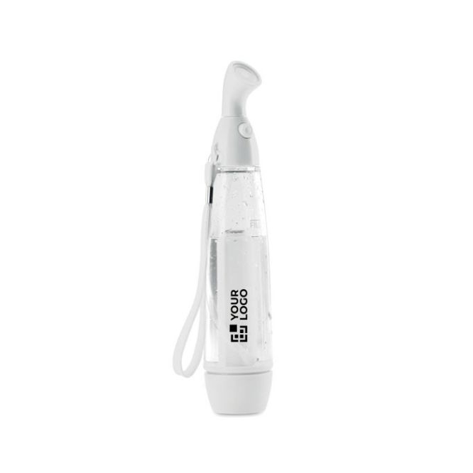 Nebulizzatore d'acqua da personalizzare vista area di stampa