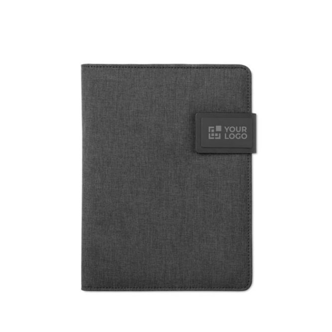 Portadocumenti A5 con Power Bank colore nero