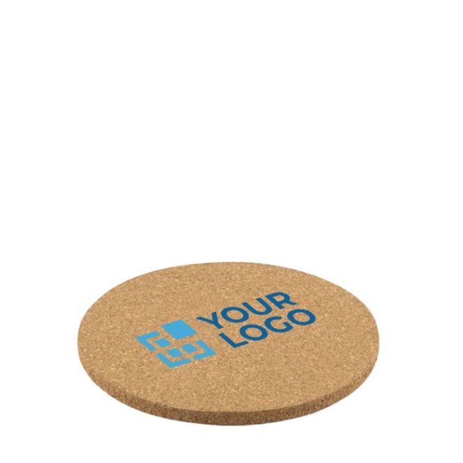 Sottobicchiere personalizzato rotondo con logo colore vegno