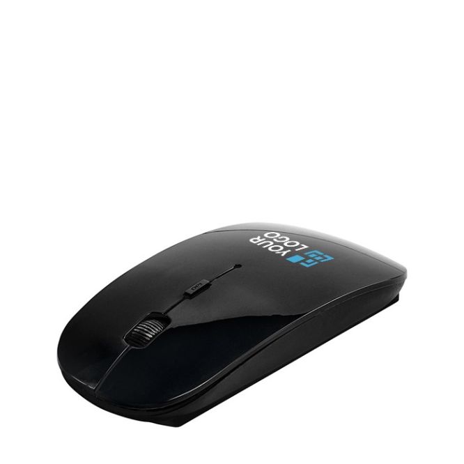 Mouse personalizzato wireless vista area di stampa