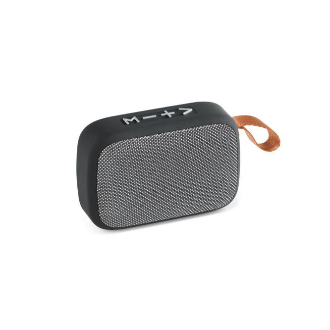 Cassa portatile promozionale con cordino 