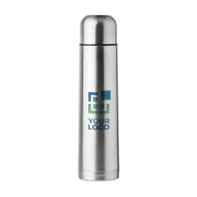 Thermos per caffe da viaggio con logo vista area di stampa