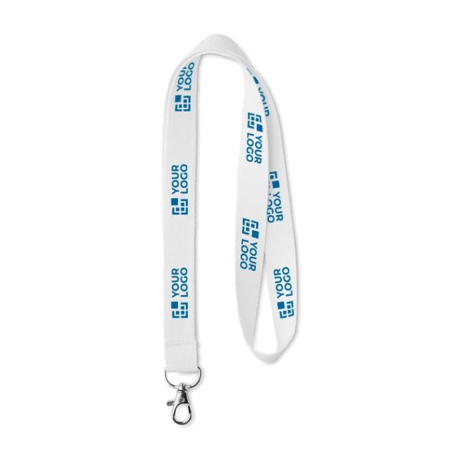 Lanyard promozionali in cotone organico