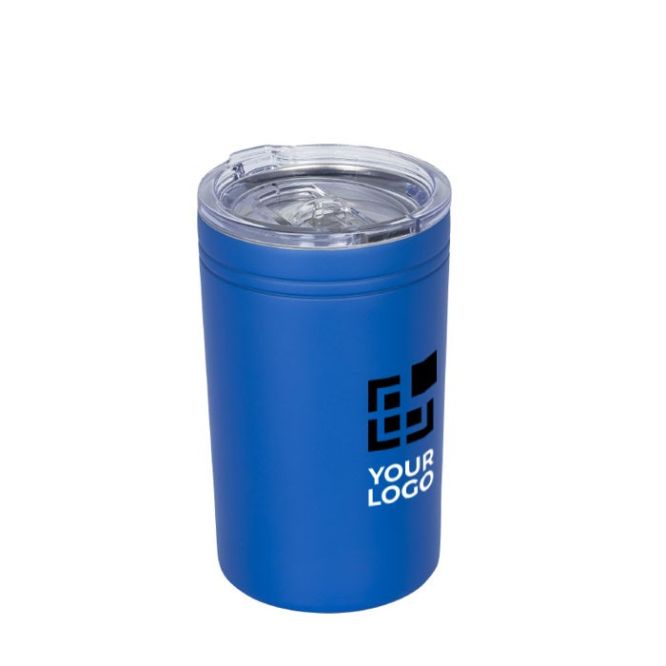 Bicchiere thermos personalizzato con logo vista area di stampa