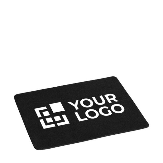 Tappetino per mouse personalizzato con logo color nero 